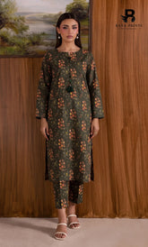 2PC printed cotton | Unstitched | BA-V1- | 4 Pari