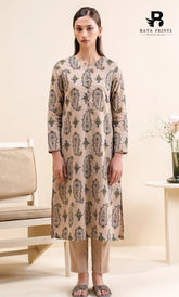 2 Piece Printed Khaddar | Unstitched | BA-V117-3