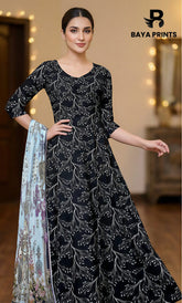 3 Piece Unstitched Premium Lawn Suit- BA-V-14