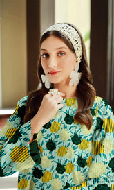 3 Piece Unstitched Printed Lawn Suit -BA-V5