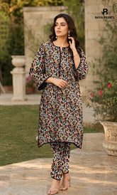 2PC Unstitched Printed Lawn Suit - BD-V6-2