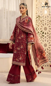 3PC Printed Lawn | Unstitched | KHD