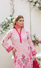 3 Piece Unstitched Premium Lawn Suit- PD-03