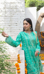 3 Piece Unstitched Lawn Suit -Merium's Exclusive