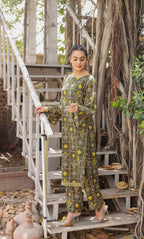 2PC Unstitched Printed Lawn Suit  - BD-V4-12