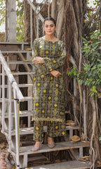 2PC Unstitched Printed Lawn Suit  - BD-V4-12