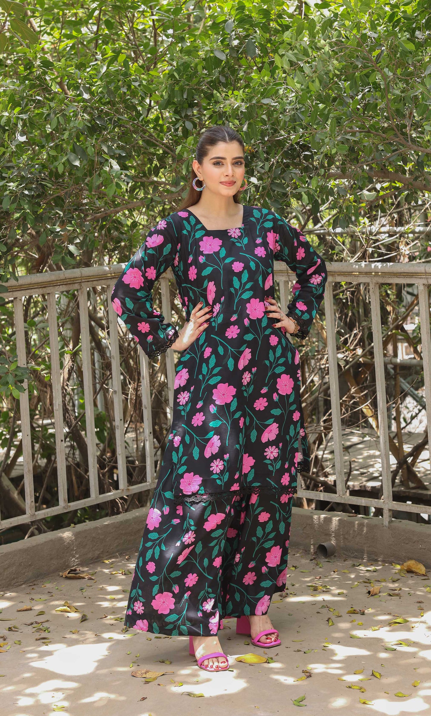 2PC Unstitched Printed Lawn Suit  - BD-V4-10