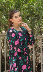 2PC Unstitched Printed Lawn Suit  - BD-V4-10