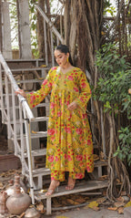 2PC Unstitched Printed Lawn Suit  - BD-V4-11