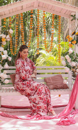 2PC Unstitched Printed Lawn Suit  - BD-V4-08