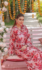 2PC Unstitched Printed Lawn Suit  - BD-V4-08