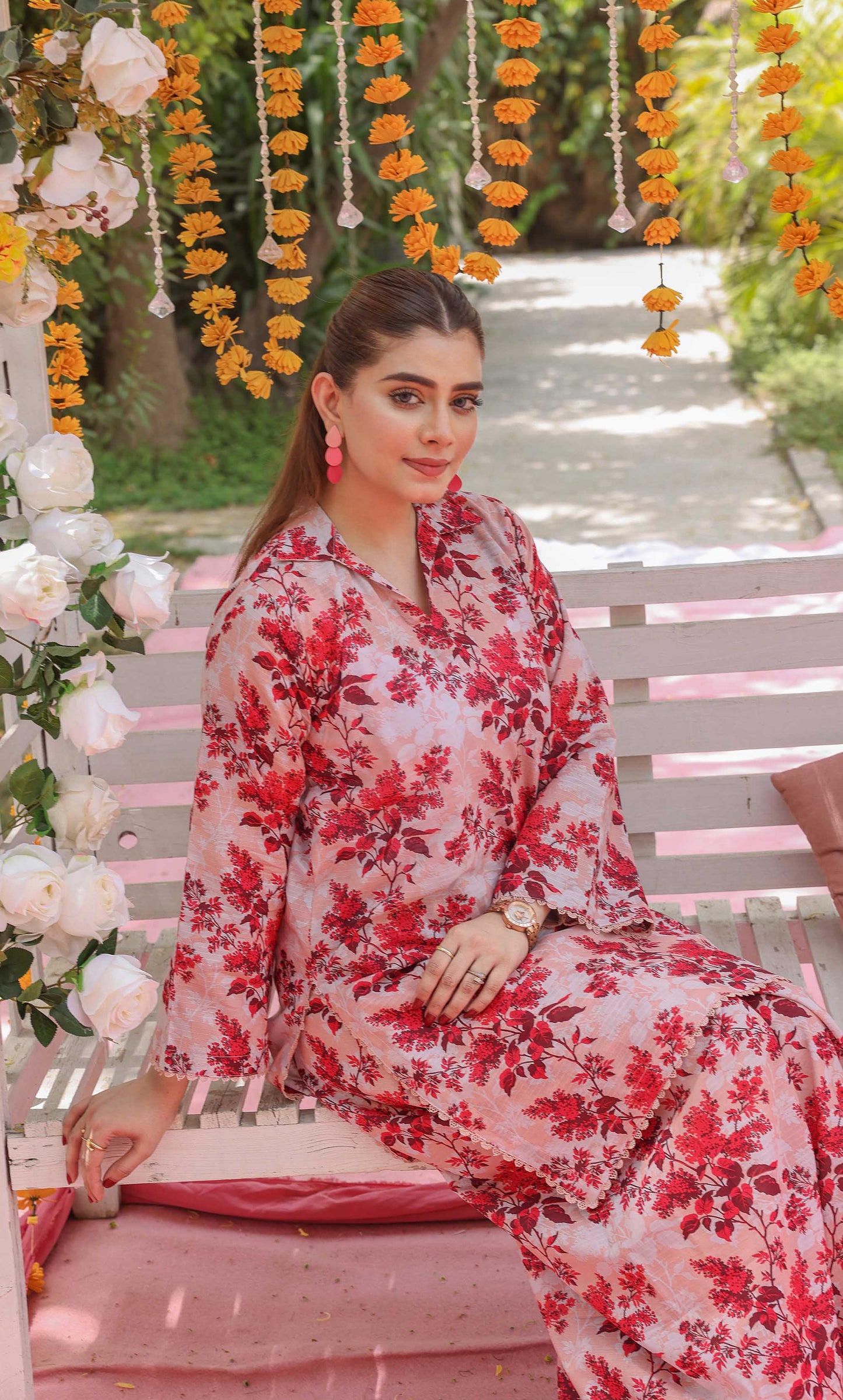 2PC Unstitched Printed Lawn Suit  - BD-V4-08