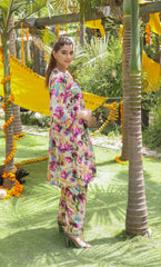 2PC Unstitched Printed Lawn Suit  - BD-V4-07