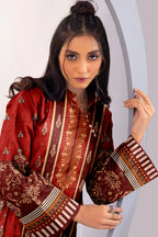 3 Piece Unstitched Printed Dobby Lawn Suit -BA-V18-01