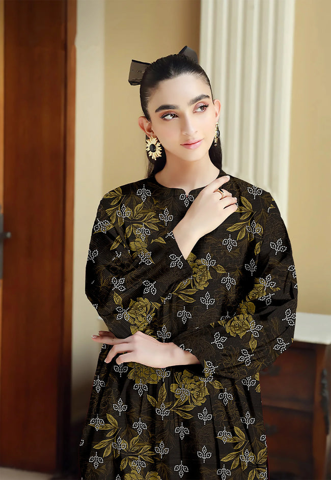 3 Piece Unstitched Printed Lawn Suit -BA-V16-10 Main Image