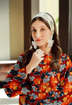 3 Piece Unstitched Printed Lawn Suit -BA-V16-11