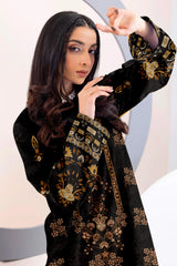 3 Piece Unstitched Printed Dobby Lawn Suit -BA-V18-03