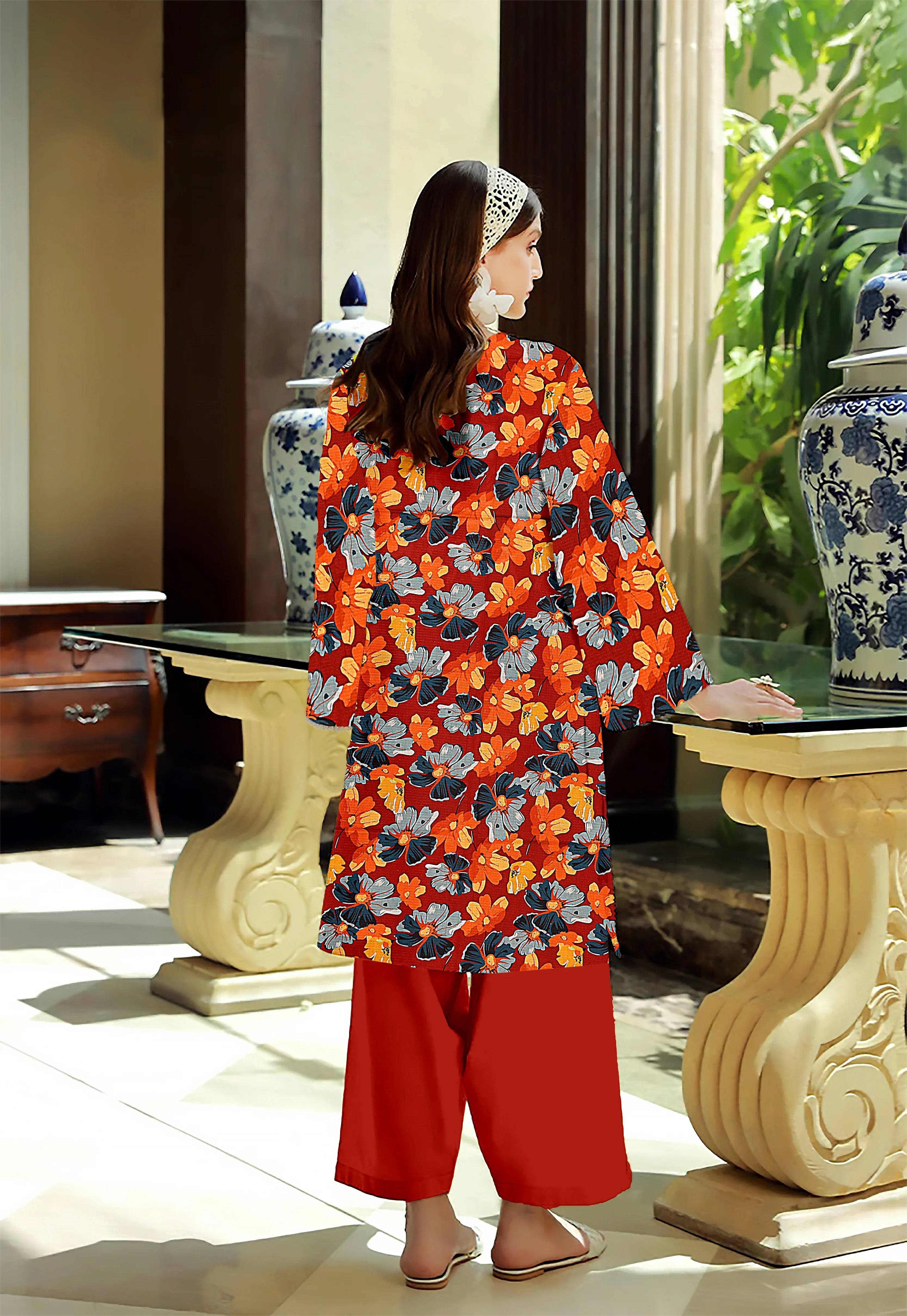 3 Piece Unstitched Printed Lawn Suit -BA-V16-11