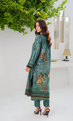 3PC Embroidered Unstitched Lawn Suit - NA-V1-02