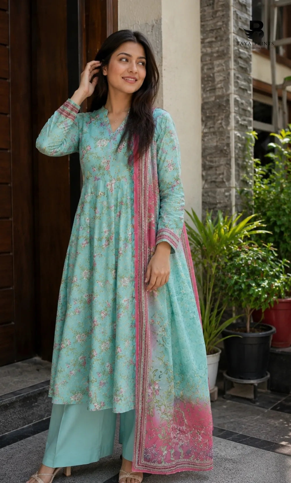 3PC Printed Lawn | Unstitched |  ET-V2