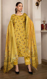 3PC Unstitched Printed Lawn Suit -ZA-V2 -03