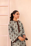 3 Piece Unstitched Karandi Suit -V10- 03