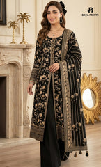 3PC Printed Lawn | Unstitched |  B&S