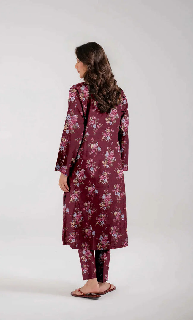 3 Piece Unstitched Printed Lawn Suit With Bamber Chiffon Dupatta - BA-V-31-5 Main Image