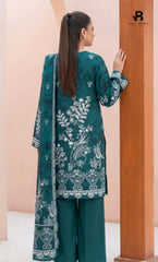 3PC Printed Lawn | Unstitched | M.B |V-2