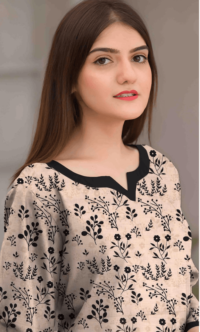 2PC Premium Linen  Unstitched -BA-V9-05 Main Image