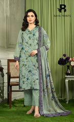 3 Piece Unstitched Karandi Suit BA-V10-5