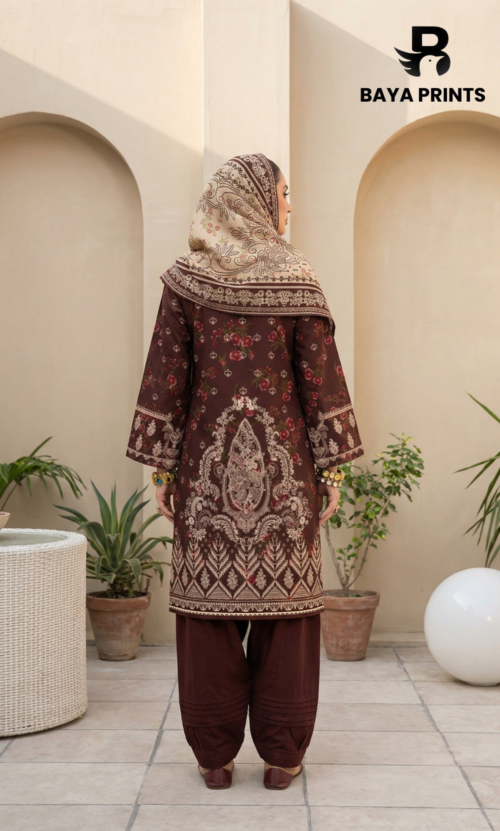 3 Piece Unstitched Lawn Suit -V-20-A-05