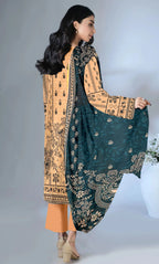3 Piece Unstitched Lawn Suit -Merium's Exclusive