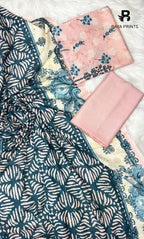 3 Piece Unstitched Karandi Suit BA-V5 002