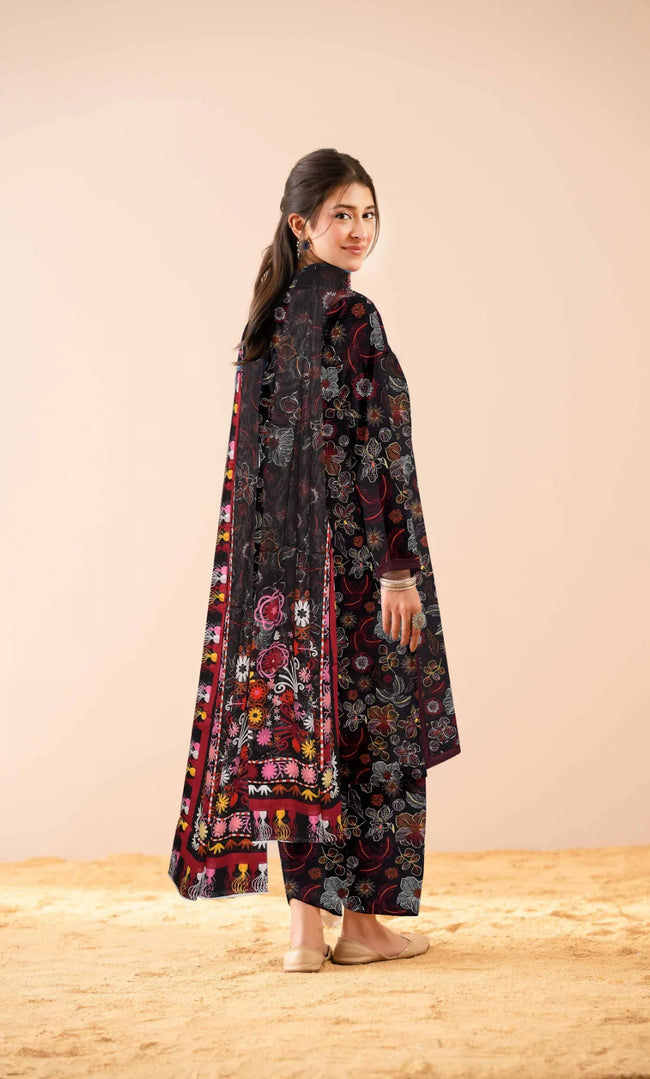 3 Piece Unstitched Printed Lawn Suit- BA-V-21 -6 Main Image