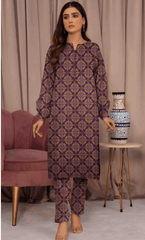 2PC Premium Linen  Unstitched -BA-V9-06