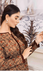 3PC Premium Linen Unstitched  -BA-V9-5