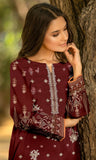 3PC Embroidered Unstitched Lawn Suit -NA-V15-05