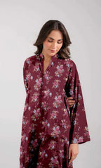 3 Piece Unstitched Printed Lawn Suit With Bamber Chiffon Dupatta - BA-V-31-5