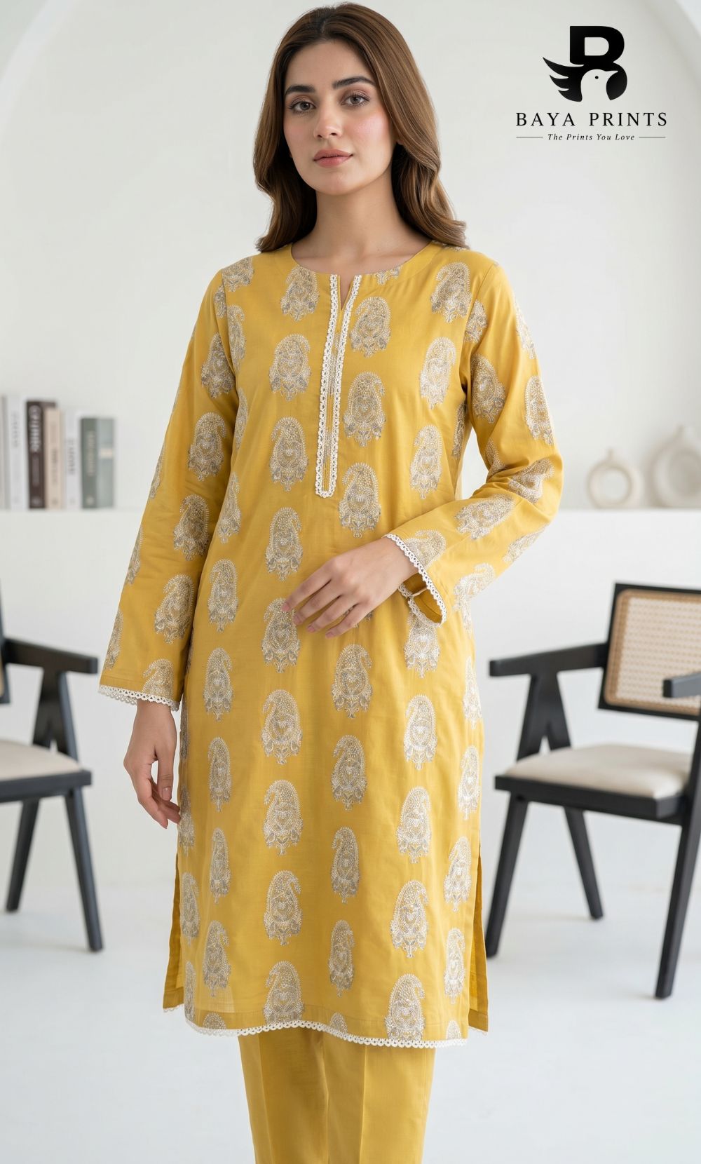 Maha Special | Premium 2PC Embroidered Lawn | Unstitched