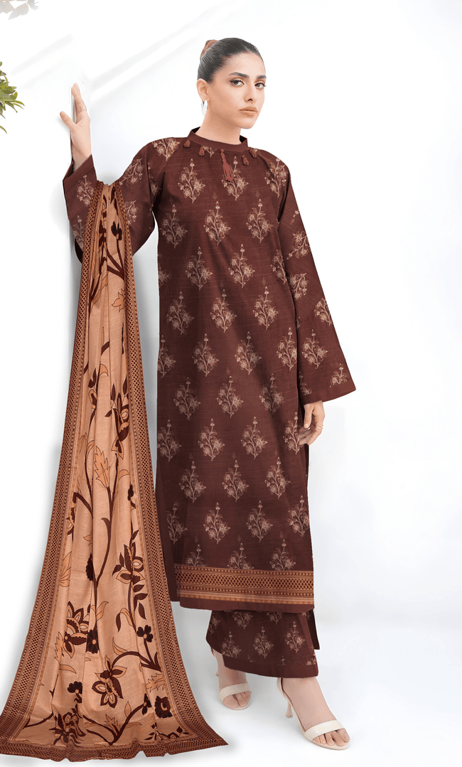 3PC Unstitched Khadar Suit  BA-K-V7 -14 Hover Image