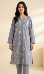2PC Premium Embroidered Lawn |Unstitched | Breez