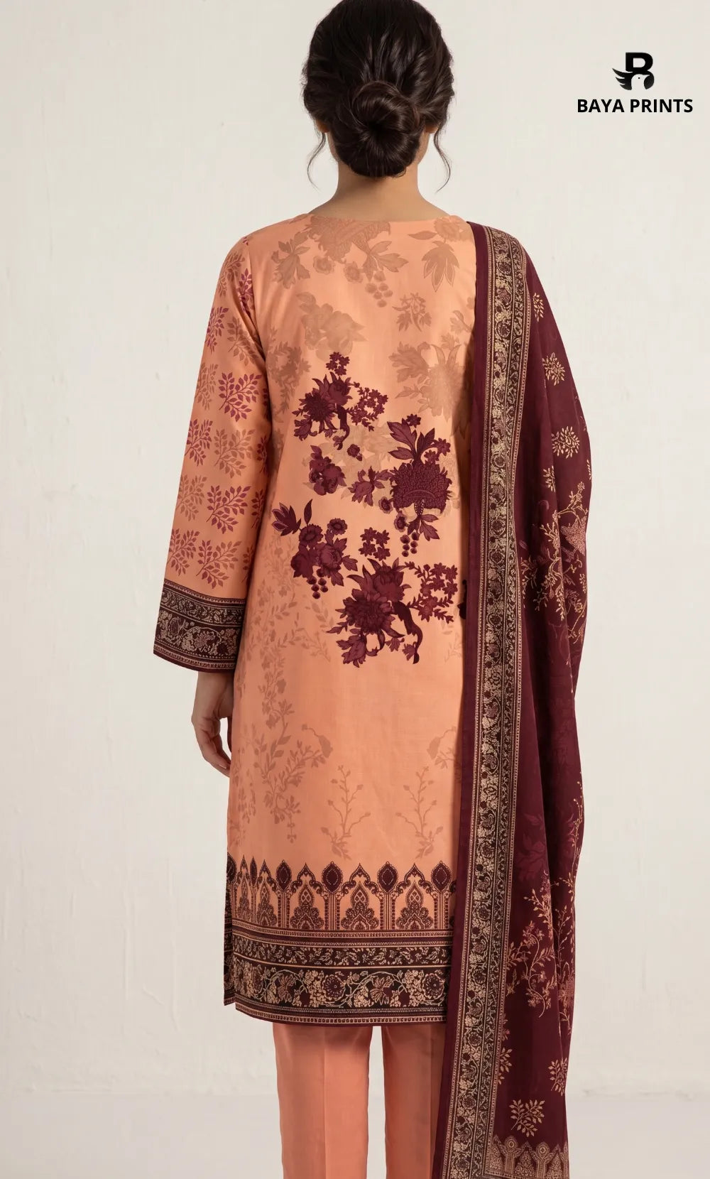 3PC Printed Lawn | Unstitched |  V23