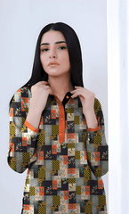 2PC Premium Linen Unstitched-DE V6 -022
