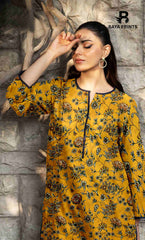 3 Piece Unstitched Printed Lawn Suit -BP-V24-7