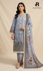Timeless Rose -3PC Printed Lawn | Unstitched