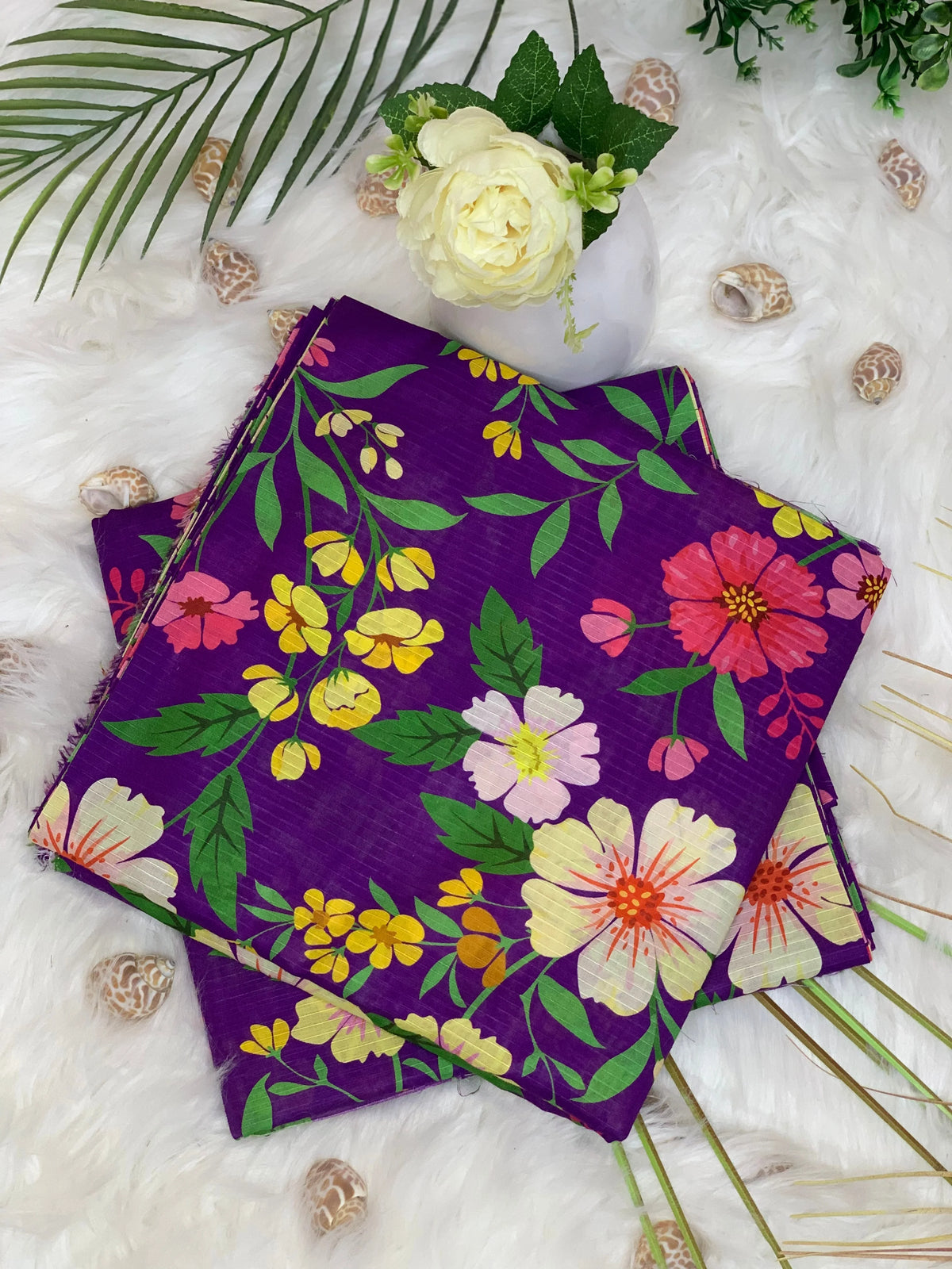 2PC Unstitched Lawn Suit  - BD-V3-24