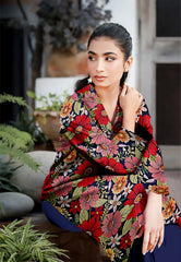 3 Piece Unstitched Printed Lawn Suit -BA-V16-14