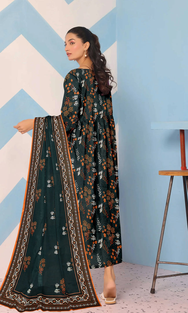 3 Piece Unstitched Premium Lawn Suit- BA-V-30-S07 Main Image