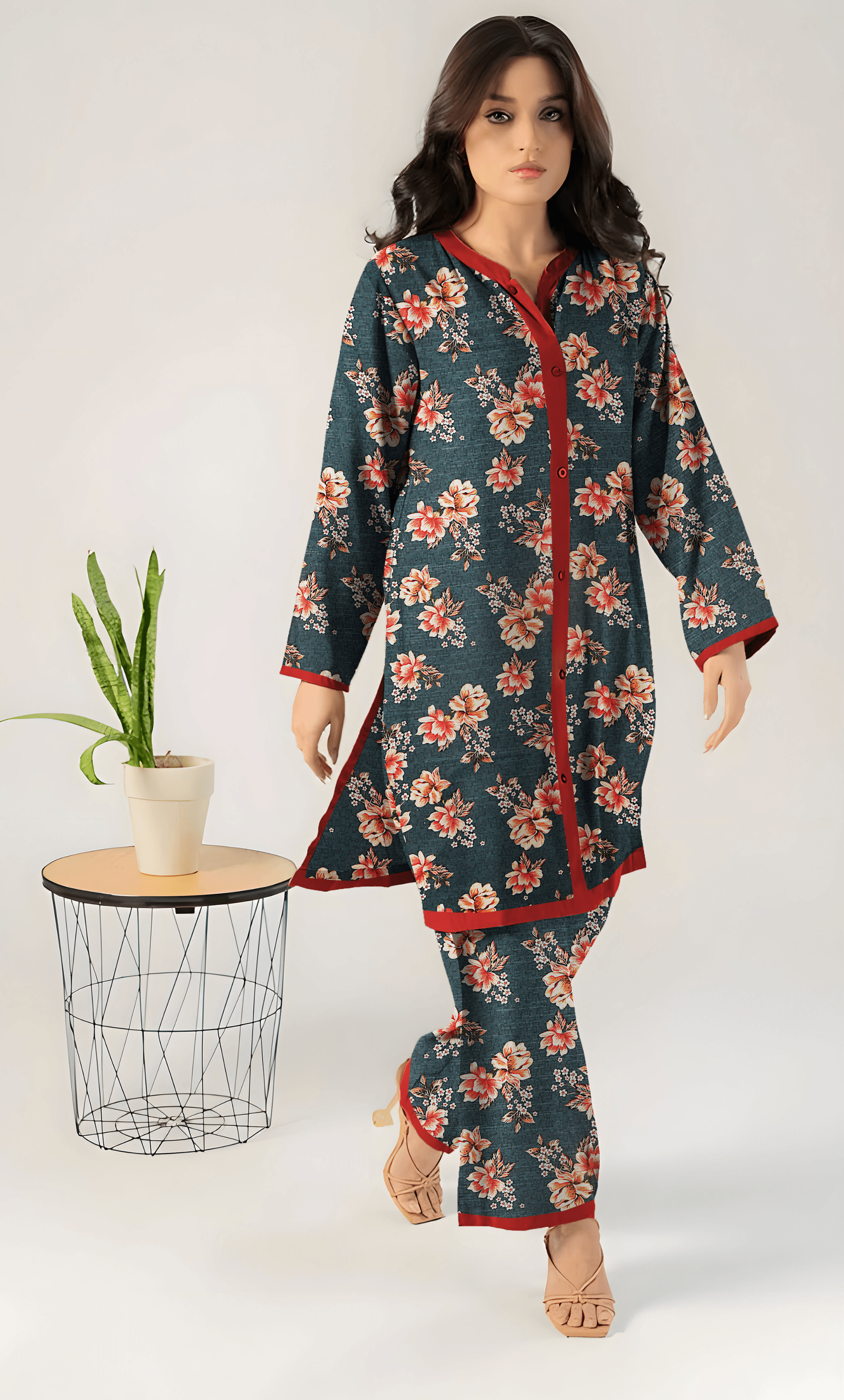 3PC Unstitched Khadar Suit  BA-K-V11-24 B-5